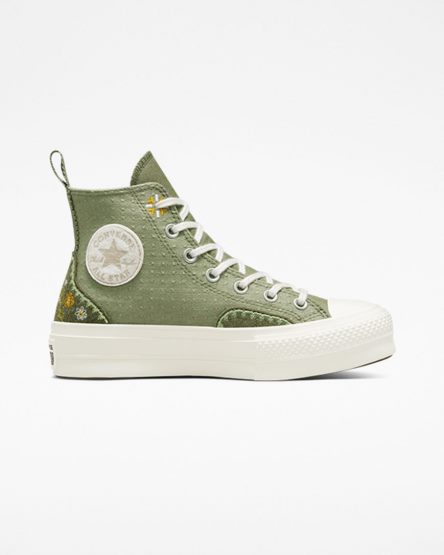 Topanky Na Platforme Converse Chuck Taylor All Star Lift Autumn Embroidery Vysoke Damske Svetlo | SK WBODF9